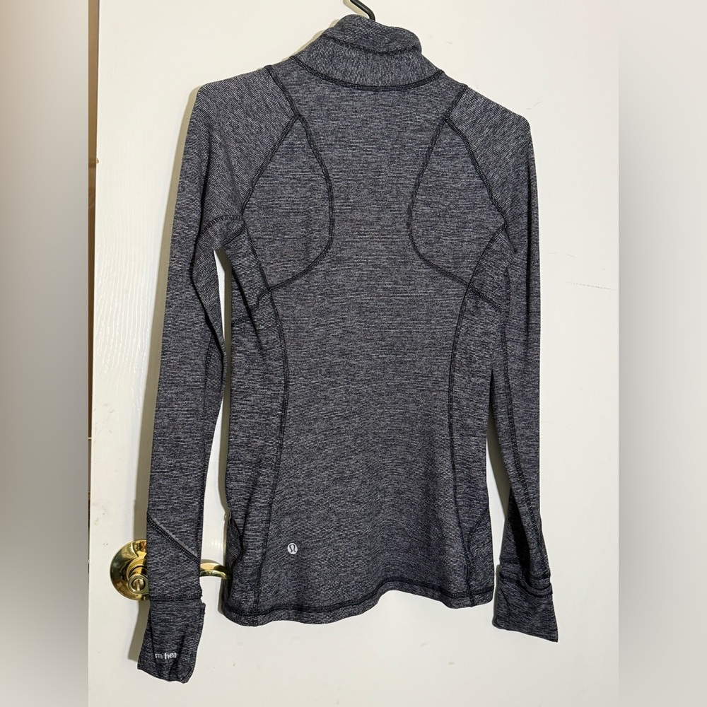 Lululemon Gray Quarter-Zip Athletic Jacket & Alig… - image 4